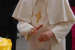 f.6 ben. Santo Padre VOLTO di CRISTO artista Ignazio Colagrossi udienza 14 aprile 2010