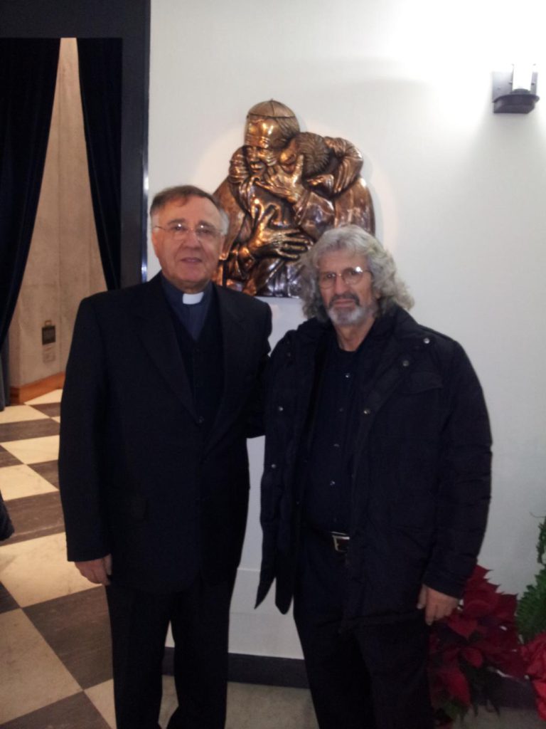 Ignazio Colagrossi con Padre Ciro Benedettini